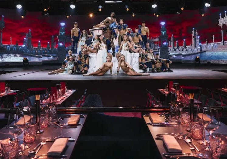 Restaurante Sala Scala – espectáculo Origen