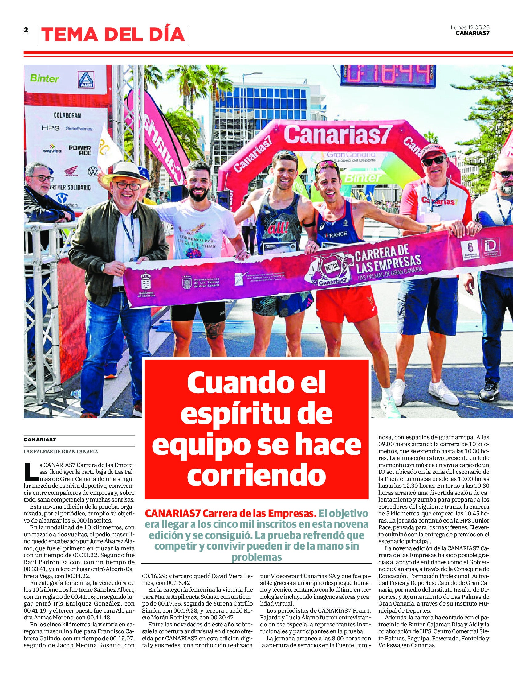 Especial Canarias7 Carrera de las Empresas