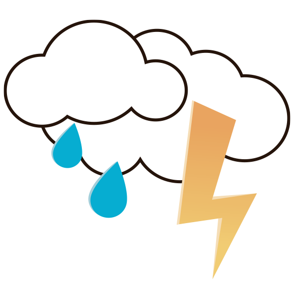 Muy nuboso con tormenta