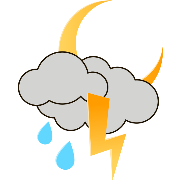 Muy nuboso con tormenta