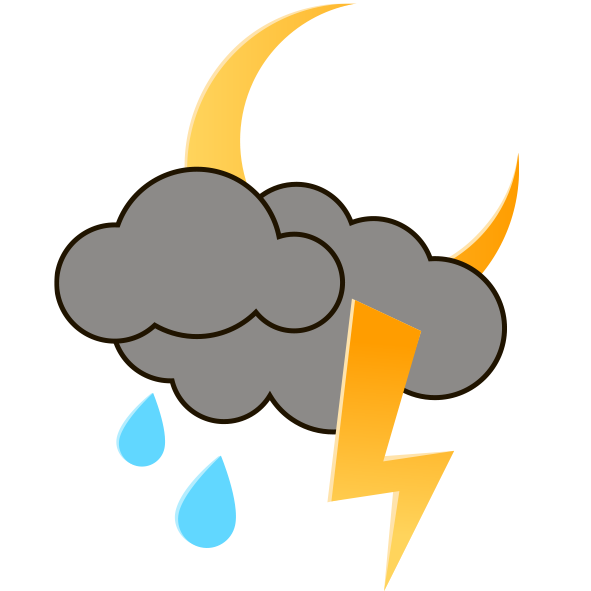 Cubierto con tormenta