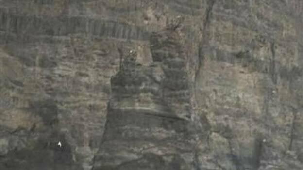 El Dedo de Dios se desmorona a causa del viento