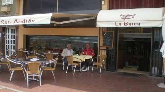 Cocina marinera al borde de Las Canteras