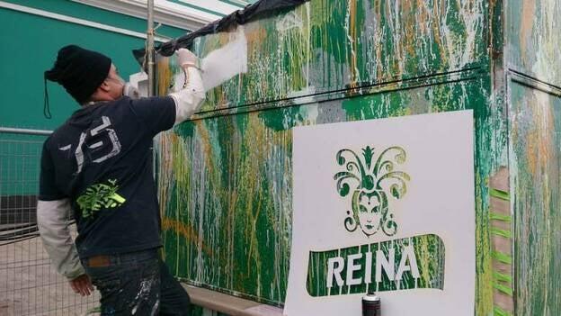 Los kioscos de Cerveza Reina, obras de arte urbano