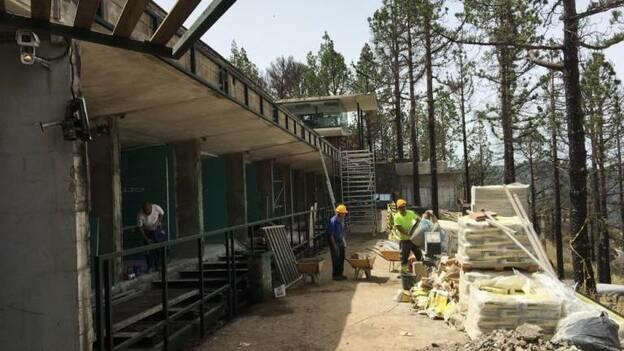 El Parador de Tejeda resurge tras las llamas