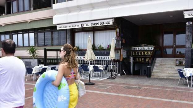 ‘El cerdo que ríe’ se despide de Las Canteras