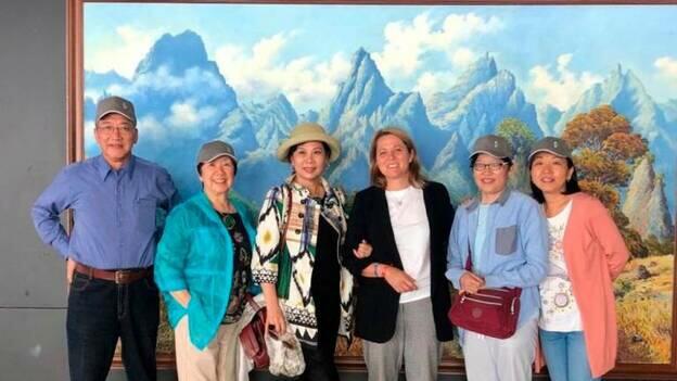 Los hermanos de Sanmao conocen la huella de la escritora china en La Palma