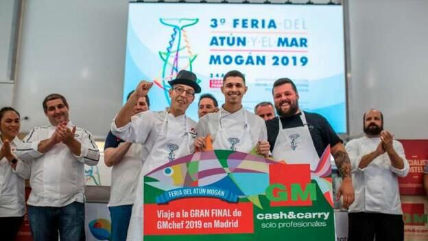 Joel Trujillo, premio al Mejor plato de Atún de Gran Canaria en la III Feria del Atún y el Mar de Mogán