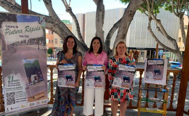 Telde rescata su certamen de pintura rápida en San Gregorio 16 años después