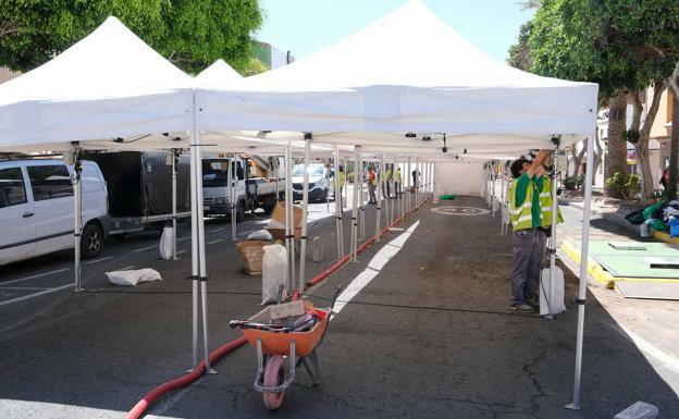 La comarca en un plato, con pan de Ingenio, aceite de Agüimes y sal de Santa Lucía