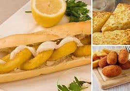 Tortilla de papas, croquetas y bocadillo de calamares: los platos más demandados a domicilio