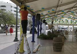 Los Sabandeños y una comida popular en Arrecife