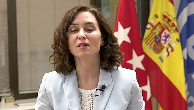 Ayuso muestra su apoyo a Asier Antona