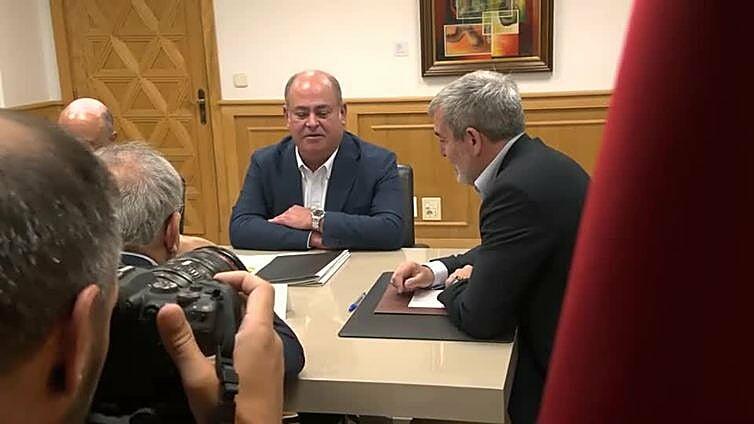 Fernando Clavijo mantiene un encuentro con ASINCA