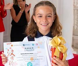 Canarias brilla en Pekín: Final mundial del concurso con participación de una alumna del Hispano Inglés