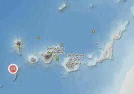 El Hierro registra un terremoto de magnitud 3,5 sentido por la población