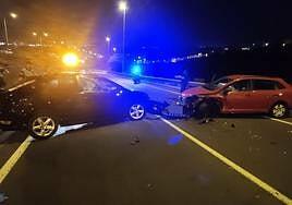 Cuatro heridos en un accidente de tráfico en Piletas