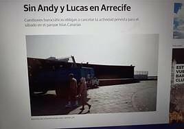 Arrecife debe pagar por el fallido concierto de Andy & Lucas