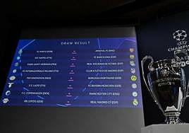 Suerte dispar para los equipos españoles en el sorteo de octavos