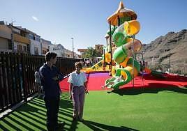 Mogán estrena un renovado parque Nicolás Quesada