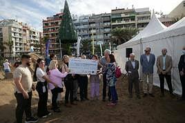 El belén de arena de Las Palmas de Gran Canaria crece en 20.000 visitantes