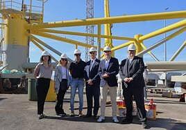 La primera plataforma multiuso de eólica flotante y acuicultura ya está lista para su botadura