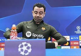 Xavi pasa factura con el billete a cuartos de la Champions