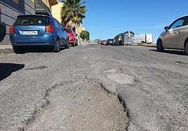 Un camino de cabras para acceder a Caserones Altos
