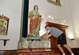 La Luz prepara su Semana Santa con un San Juan recién restaurado