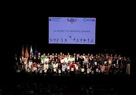 Éxito de la Gala de la Mujer y el Deporte Canario