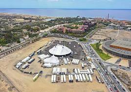 La carpa del Circo del Sol regresa al sur de Gran Canaria