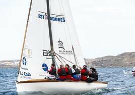 El Portuarios Autoridad Portuaria de Las Palmas vence en el estreno de la Vela Latina Canaria