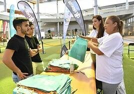 Todo preparado para la entrega de dorsales de la CANARIAS7 Carrera de las Empresas