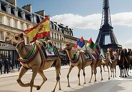 La Dromemilk Camel desfilará en París por el Año Internacional de los Camélidos