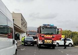 Susto por un incendio en el CADI de El Tablero