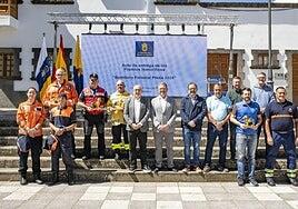 Homenaje a los bomberos forestales y a los profesionales que salvaguardan Gran Canaria del fuego