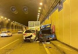 Colapso en Las Palmas de Gran Canaria por un doble accidente en la GC-1 y GC-23