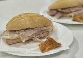 Bar Correos y su glorioso bocadillo de pata