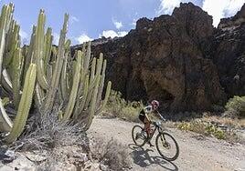 La Fred. Olsen Express Transgrancanaria Bike con el maillot de líder más disputado