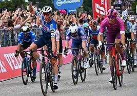 Merlier rompe el monopolio de Milan en las llegadas al sprint