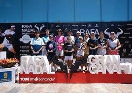 Coronados los seis campeones del Rafa Nadal Tour by Santander 2024