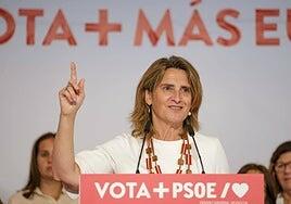 Ribera pone la transición verde y justa en el centro de su campaña para las europeas