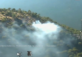 Mueren los dos ocupantes de una avioneta al estrellarse en Madrid