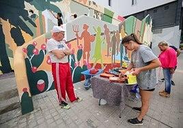 El muro que hace barrio y memoria