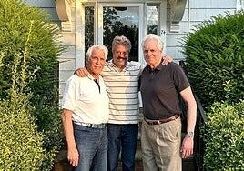 El legendario Carmelo Cabrera, en Nueva York y con Walter Szczerbiak