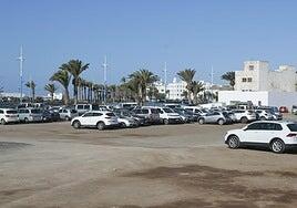 Atracciones y ventorrillos de las fiestas de San Ginés; en el Charco y Ginory