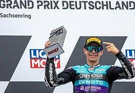 David Alonso impone su ley en Sachsenring