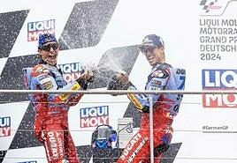 El podio soñado de los Márquez