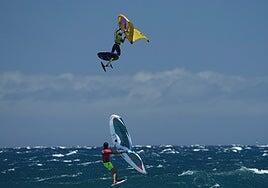 El Wingfoil Big Air presume de campeones