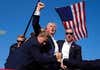 Trump, tiroteado en un mitin